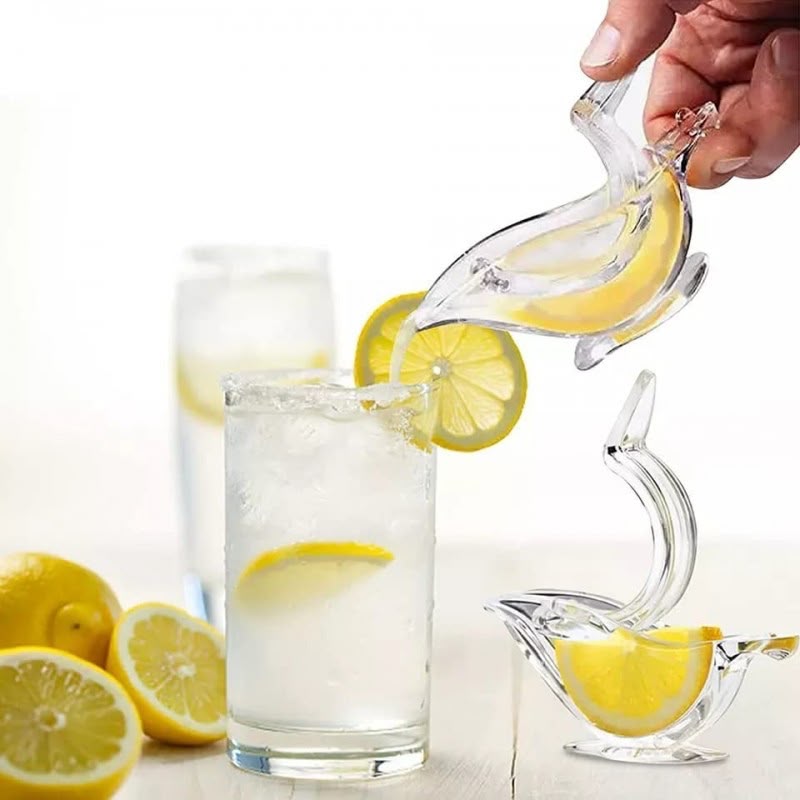 Acrylic Lemon Slice Juicer – Manual Citrus Squeezer