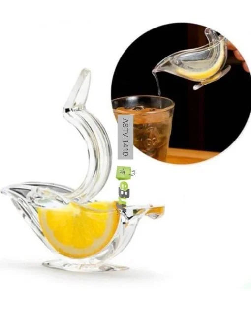 Acrylic Lemon Slice Juicer – Manual Citrus Squeezer