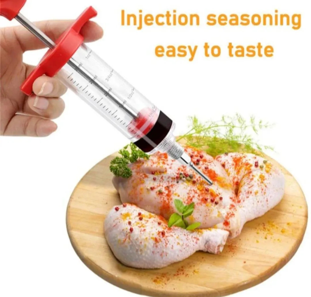 Stainless Steel BBQ Meat Marinade Injector