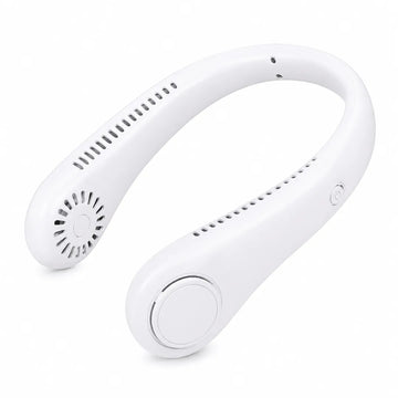 Mini Portable Neck Fan – USB Rechargeable Foldable Wearable Cooling Fan