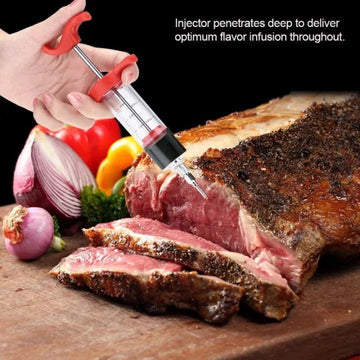 Stainless Steel BBQ Meat Marinade Injector