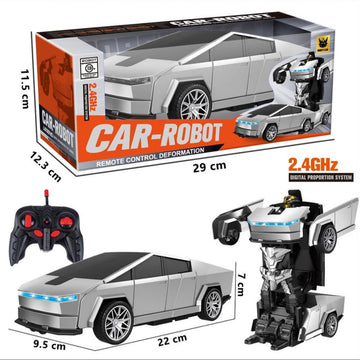 Tesla Transforming Robot RC Car – 2.4GHz Remote Control Toy