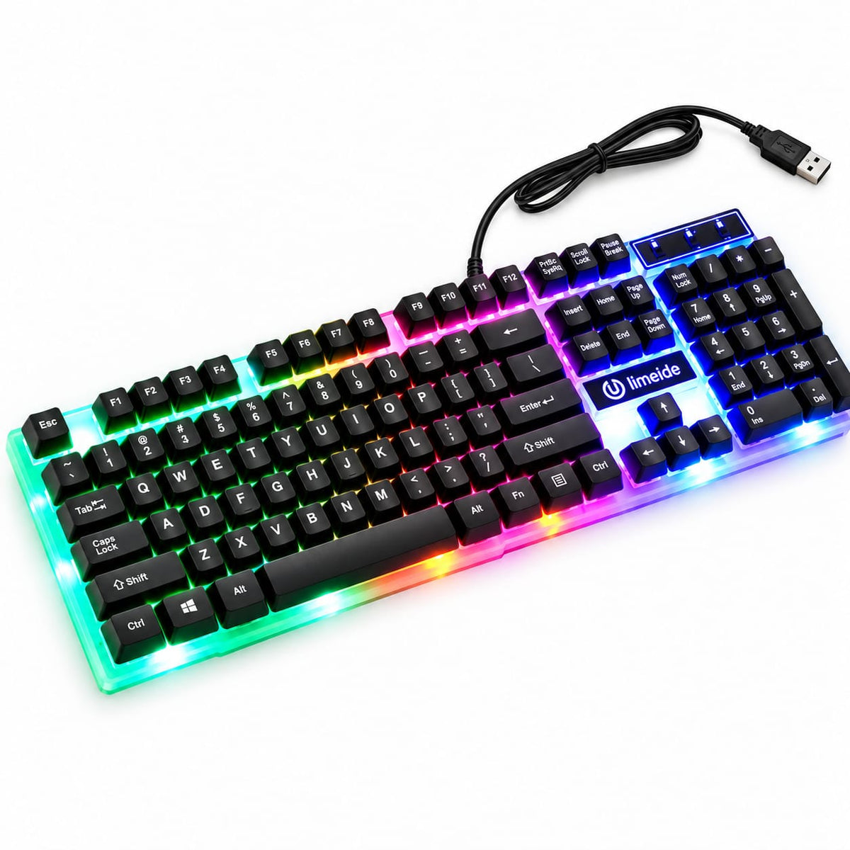 Limeide TX30 RGB Backlit Gaming Keyboard – 104 Keys