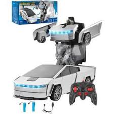 Tesla Transforming Robot RC Car – 2.4GHz Remote Control Toy