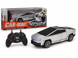 Tesla Transforming Robot RC Car – 2.4GHz Remote Control Toy