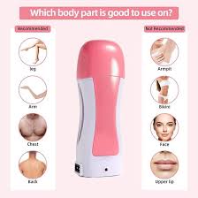 Depilatory Wax Heater Machine with 10 Wax Strips &amp; Wax Refill