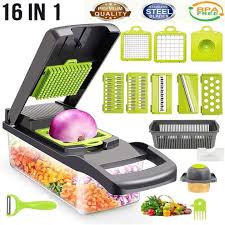 16-in-1 Multifunctional Vegetable Chopper & Slicer