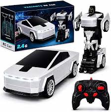 Tesla Transforming Robot RC Car – 2.4GHz Remote Control Toy